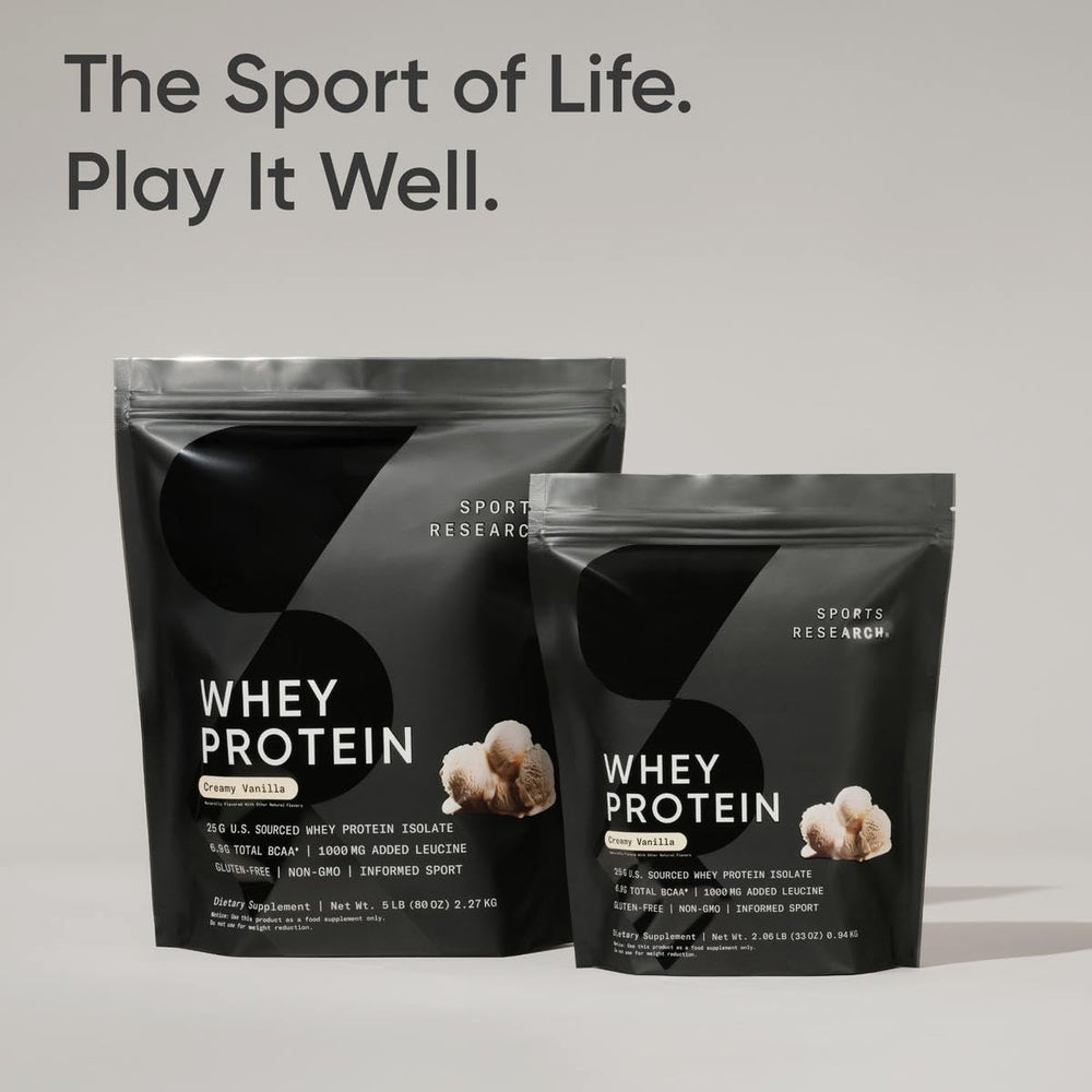Sports Research Whey Protein Isolate vanilla coffee creamer idea