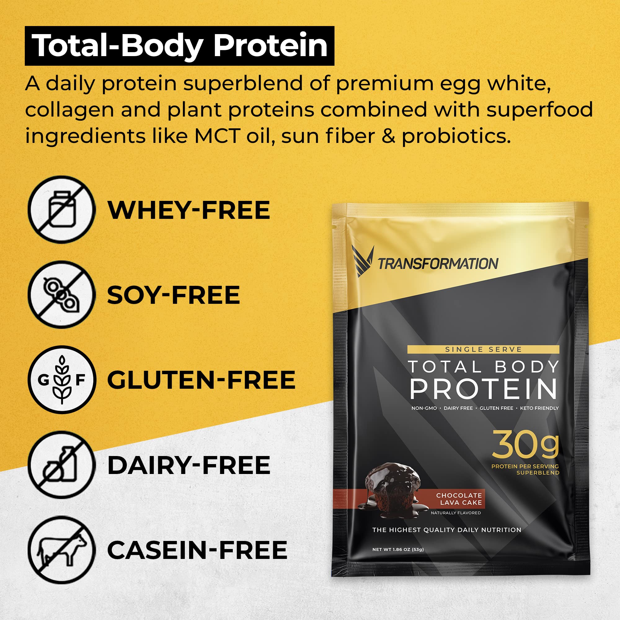 SPR BODY Transformation Protein powder poured into a shaker for quick meals.