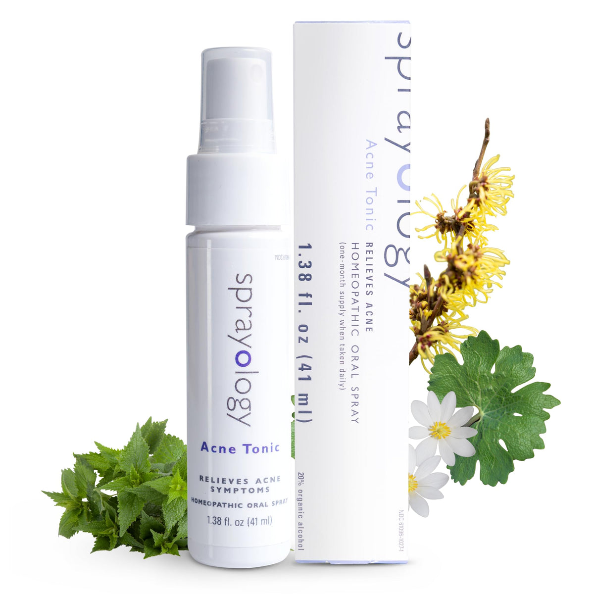 Sprayology Acne Tonic bottle closeup for easy daily use