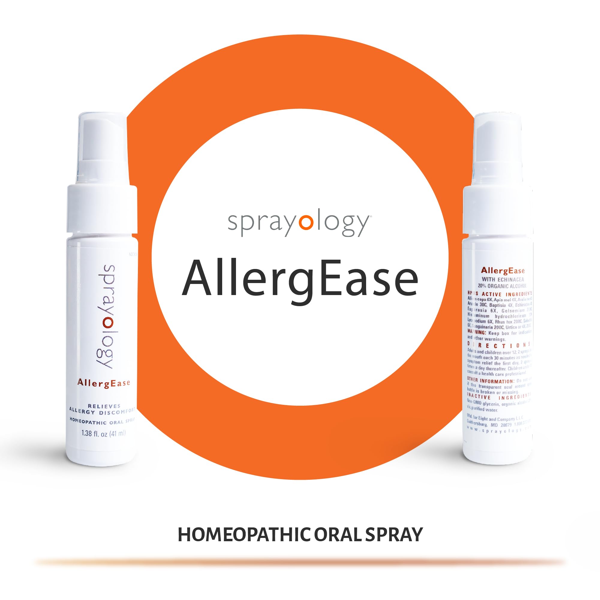 Sprayology AllergEase bottle top close-up for precise dosing