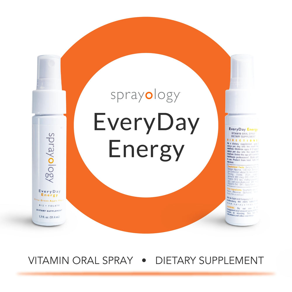 Sprayology EveryDay Energy spray nozzle releasing vitamin delivery