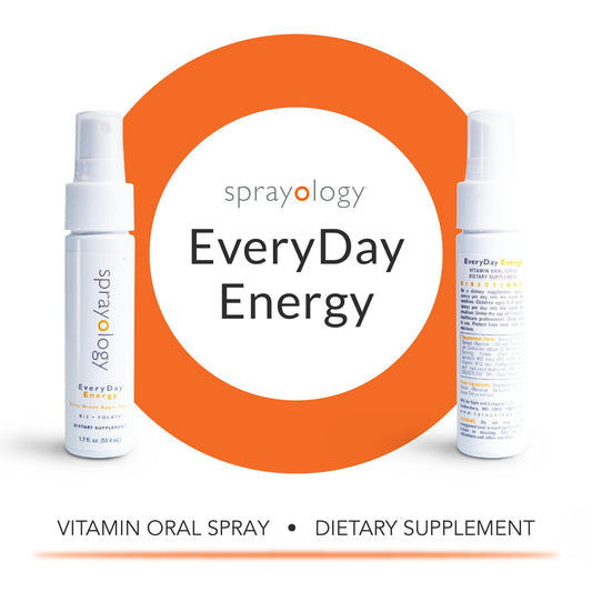 Sprayology EveryDay Energy spray nozzle releasing vitamin delivery