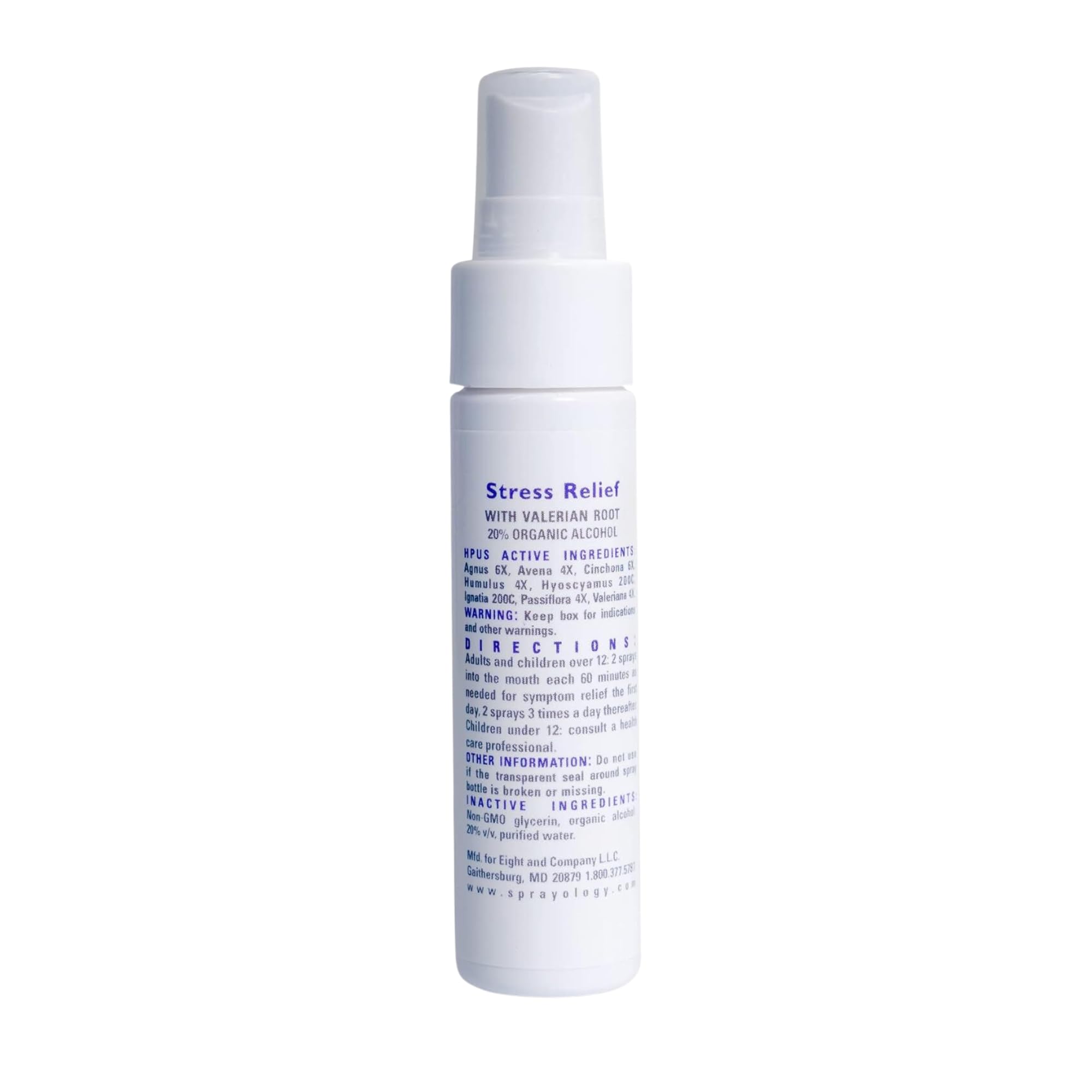 Sprayology StressRelief under-tongue spray shows fast-acting mood support