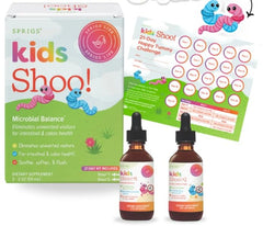 SPRIGS Kids Shoo tincture bottle for gentle digestive support and a happy tummy