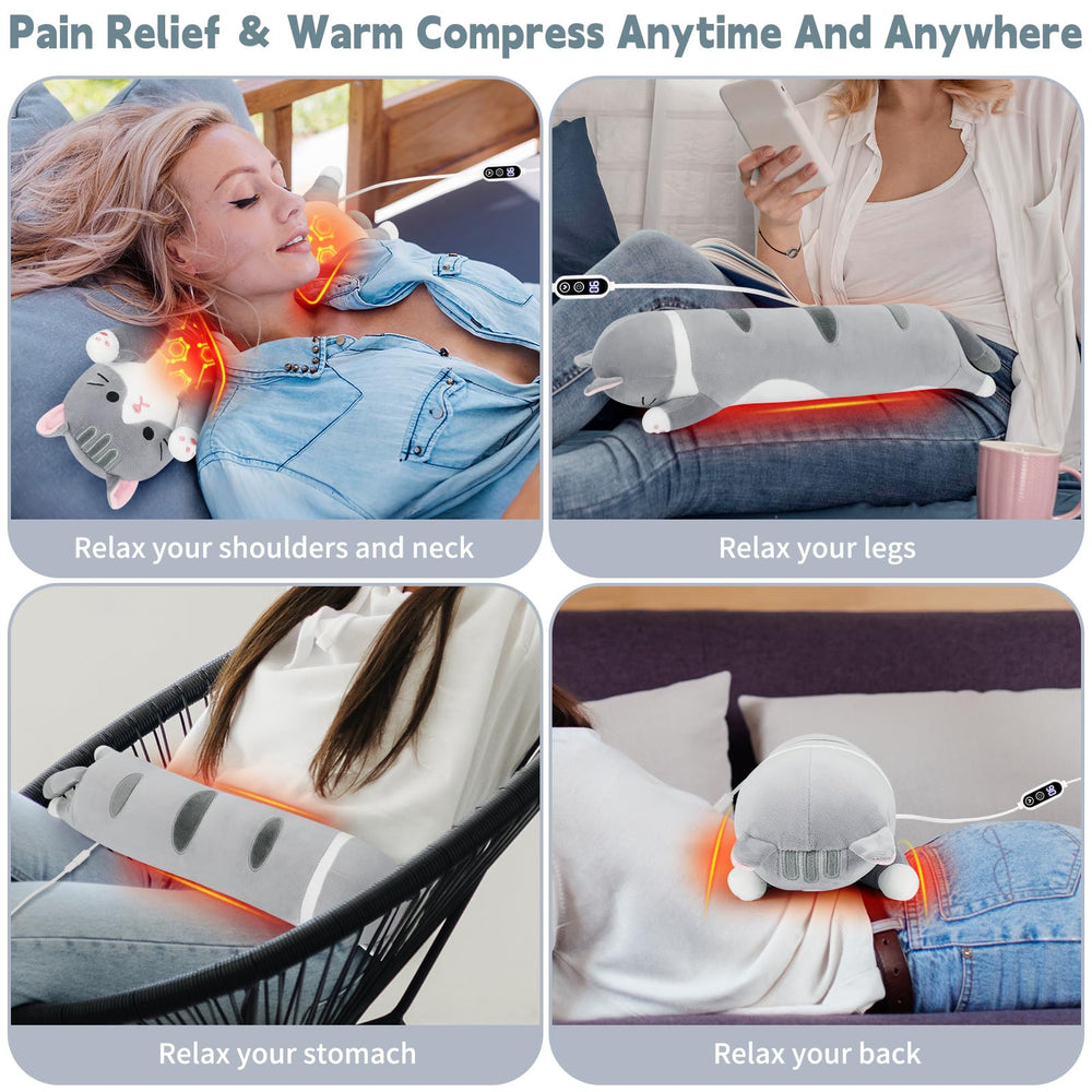 Sprinqdawin cat heating pad portable for travel and office