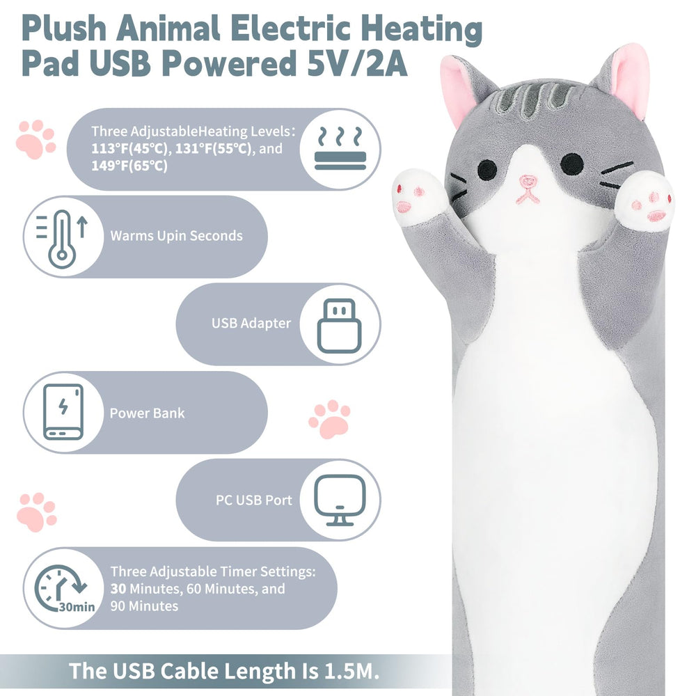 Sprinqdawin cat heating pad with adjustable temperature control