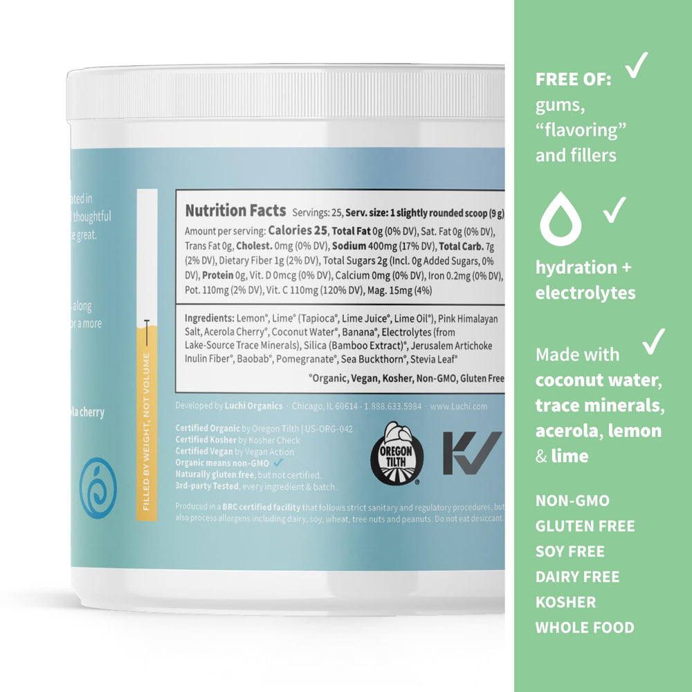 Sprout Living Colorfuel tub close-up highlighting organic, whole-food formula.