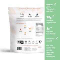 Sprout Living Simple Pumpkin Seed Protein Powder scoop ready to boost smoothies with 20 g.