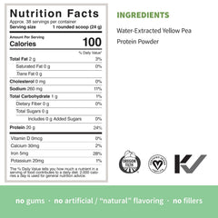 Sprout Living 20 g vegan protein per serving suitable for dairy-free meals