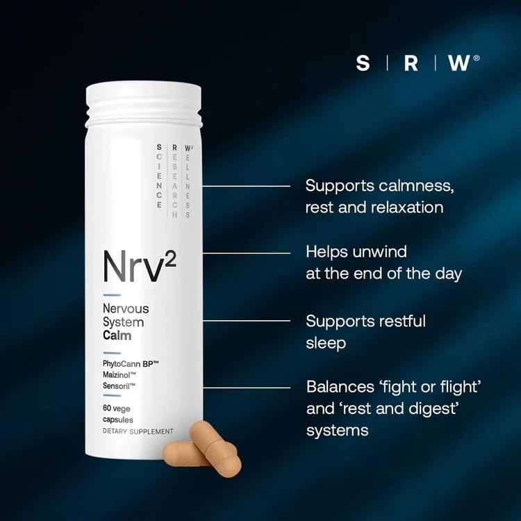 SRW Nrv² Calm capsules for daily stress relief routines