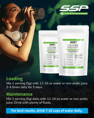 Athlete preparing SSP Creatine Monohydrate for daily training routine.