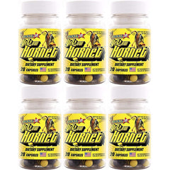 STACKER 2 Yellow Hornet bottle front showing energy-boosting herbal blend.