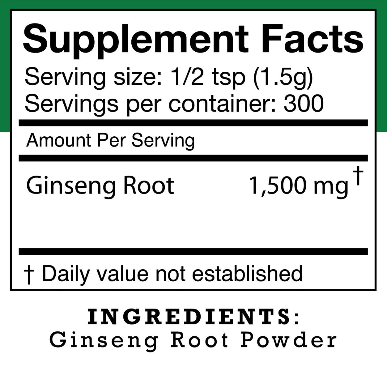 Stakich American Ginseng Root Powder texture closeup conveys fine powder quality.