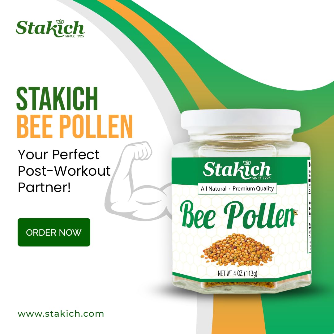 Bee pollen granules added to a smoothie bowl for a subtle lift