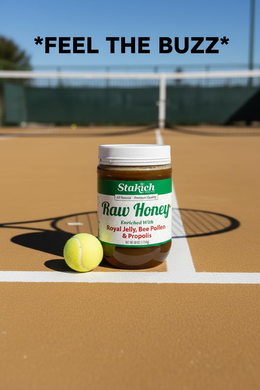 Stakich honey on toast demonstrates natural sweetness.