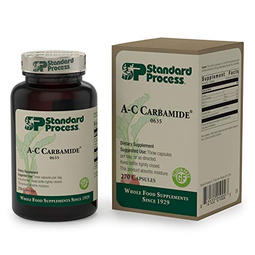 Standard Process A-C Carbamide capsule-focused image highlights product benefits
