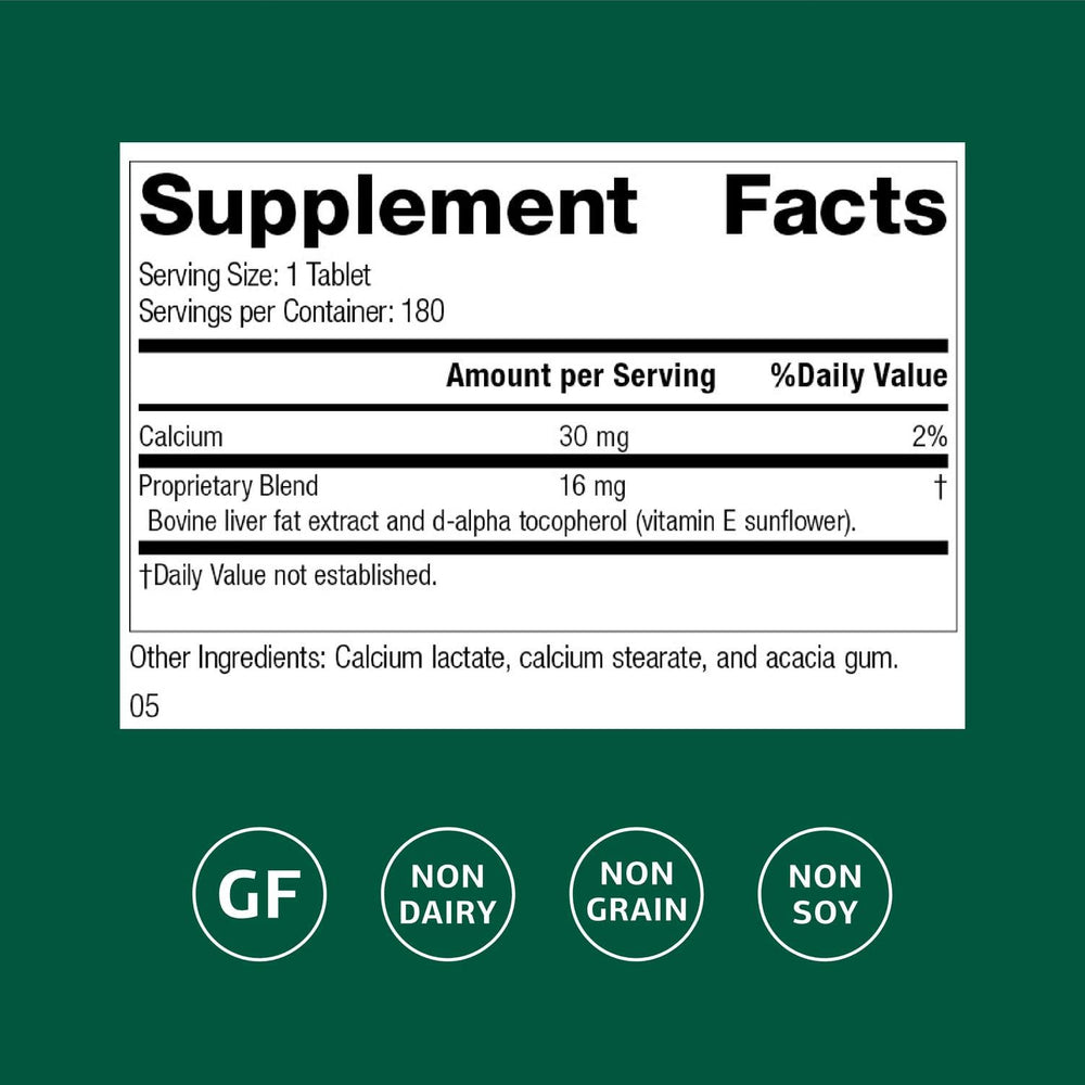 Standard Process Antronex label close-up shows 180-tablet serving and product quality.