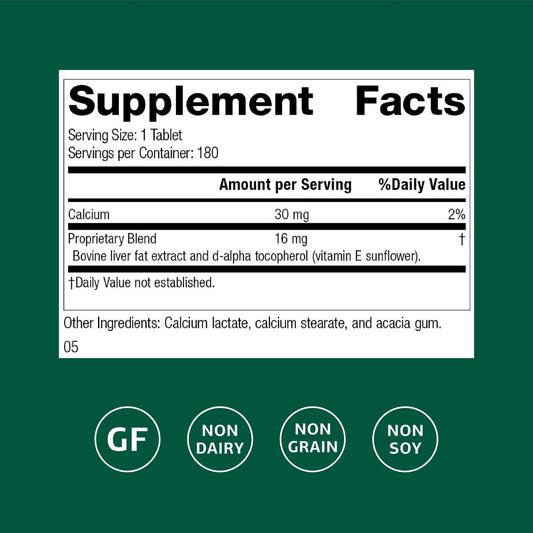 Standard Process Antronex label close-up shows 180-tablet serving and product quality.