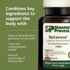 Close-up of beet imagery on Betafood label symbolizing digestion support.