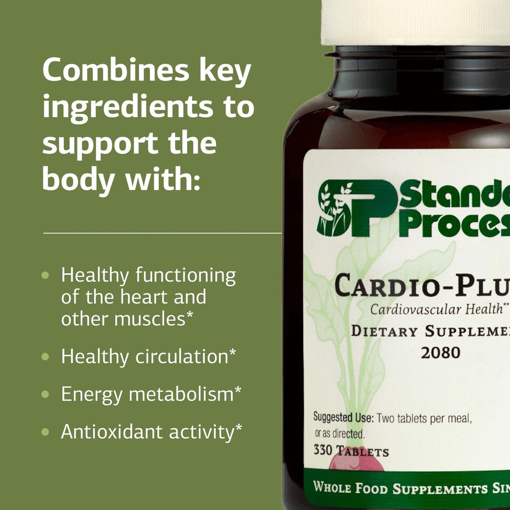 Cardio-Plus packaging box for convenient daily heart health support