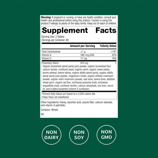 Standard Process Cataplex A-C-P bottle front view for daily nutrition.