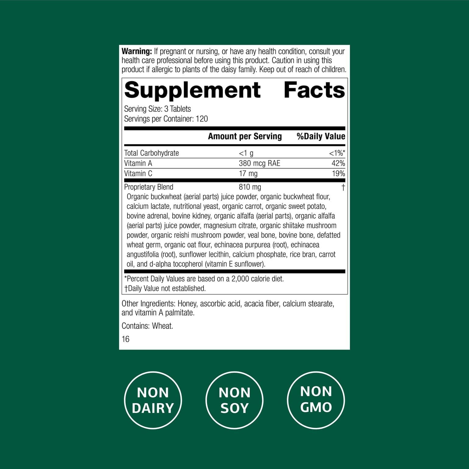 Cataplex A-C-P dosage spoon view suggesting easy daily supplementation