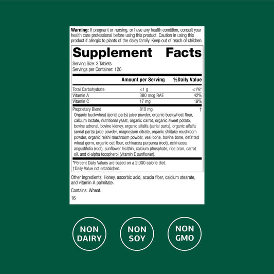 Cataplex A-C-P dosage spoon view suggesting easy daily supplementation