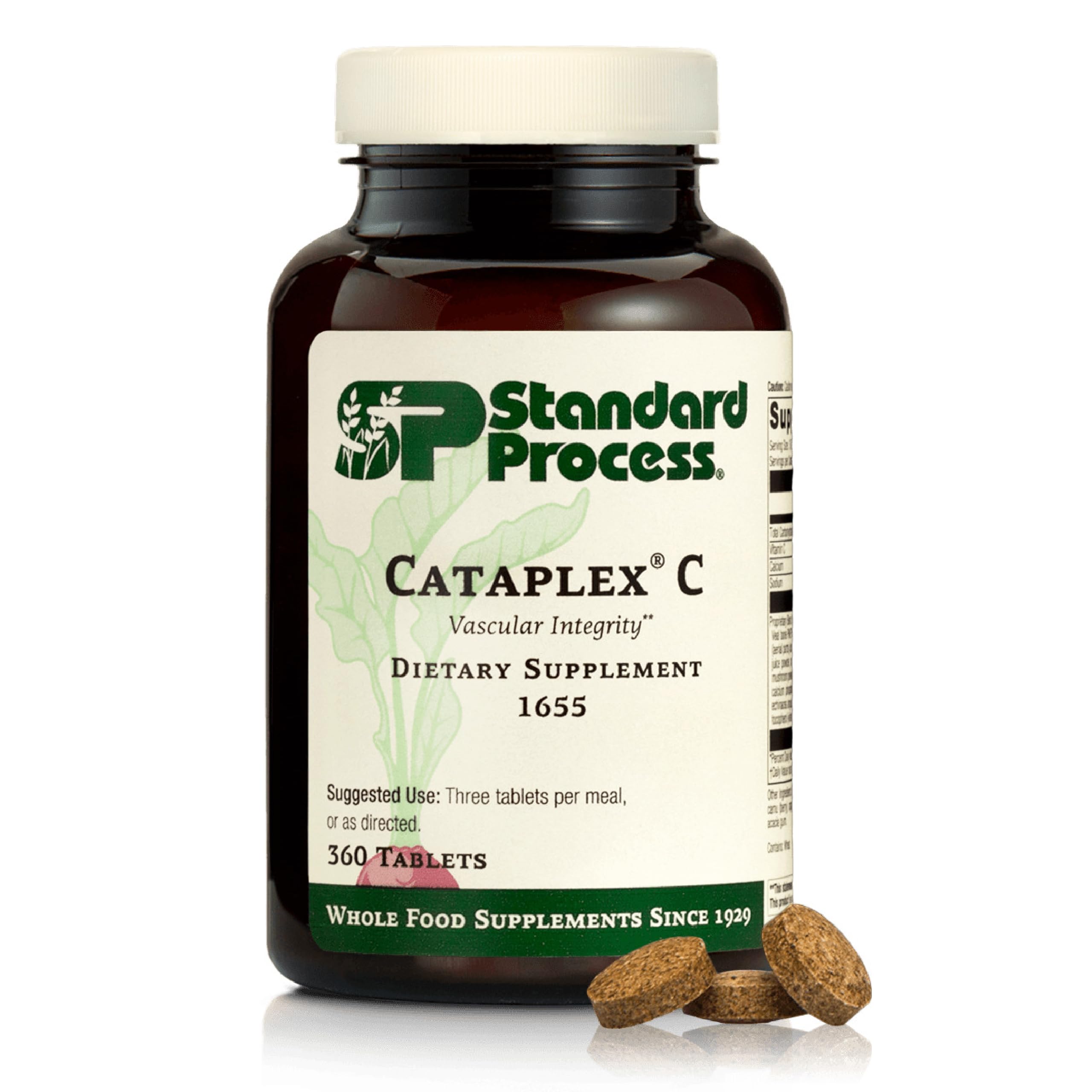 Standard Process Cataplex C bottle front showing a daily immune-support option.