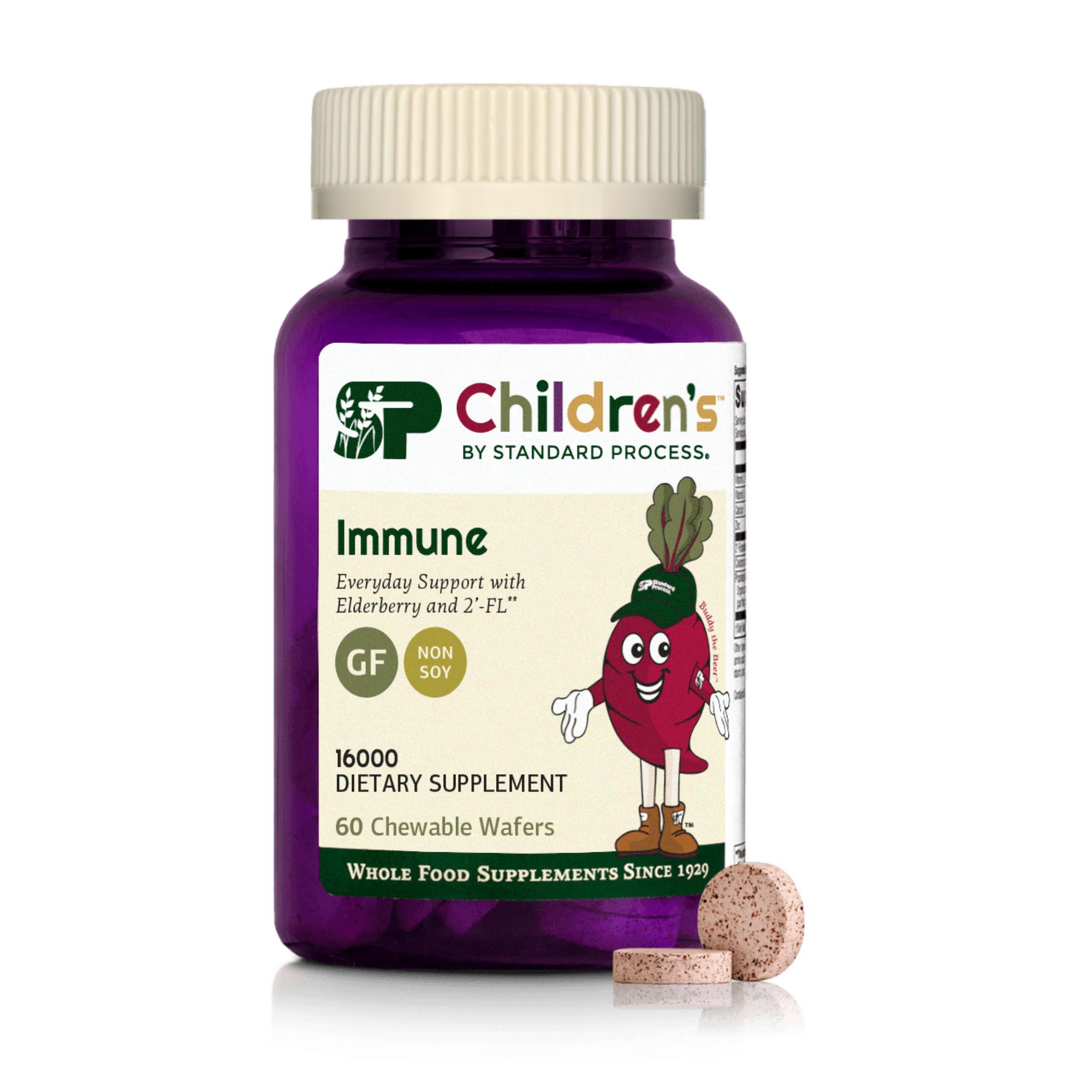 Standard Process Children's Immune wafers pack for daily immune support