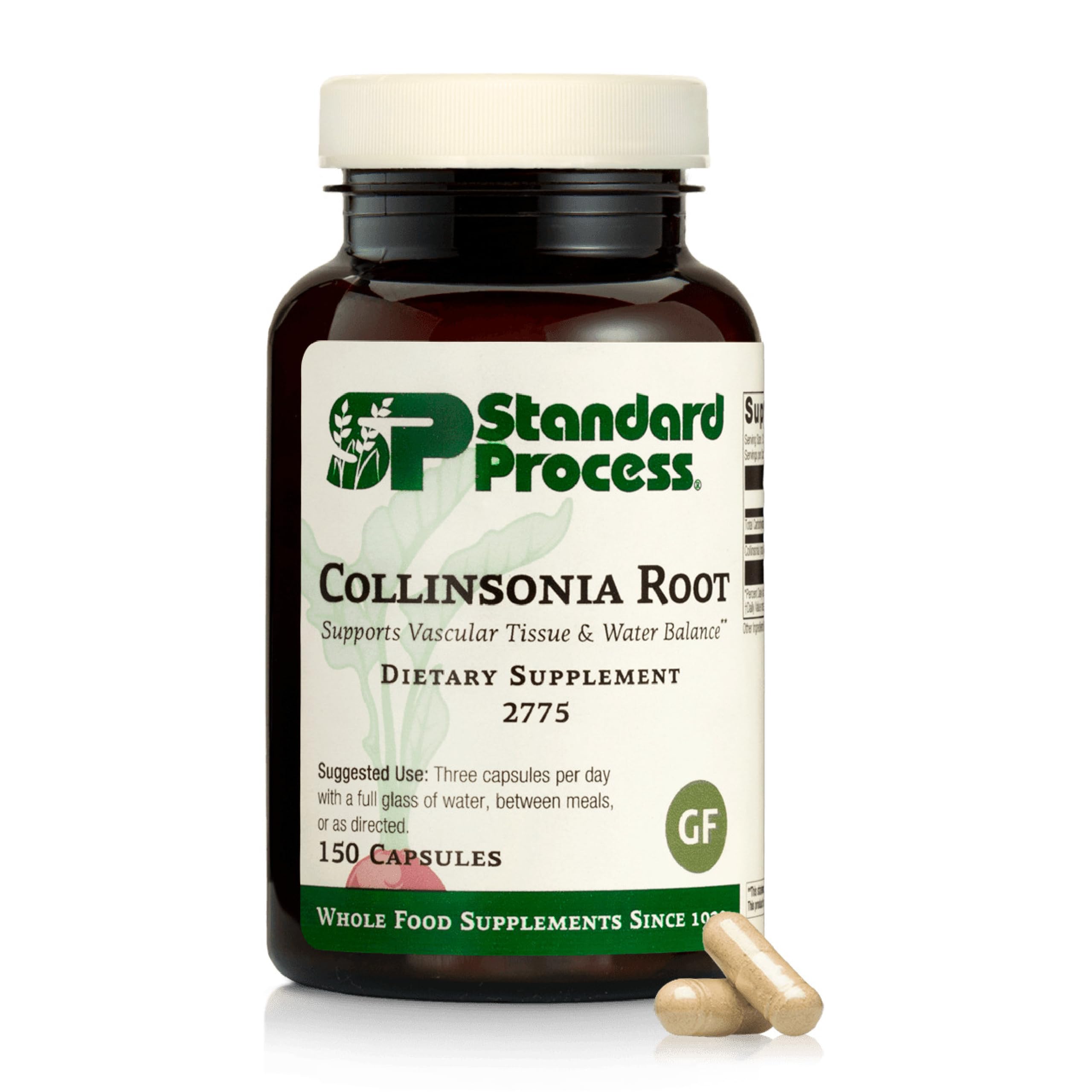 Standard Process Collinsonia Root bottle for vascular support.