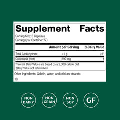 Standard Process Collinsonia Root capsules ready for daily use.