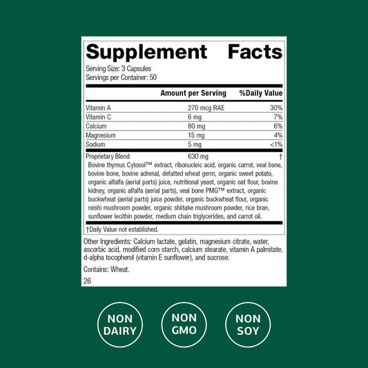 Congaplex capsules pour demonstrates convenient daily immune support routine