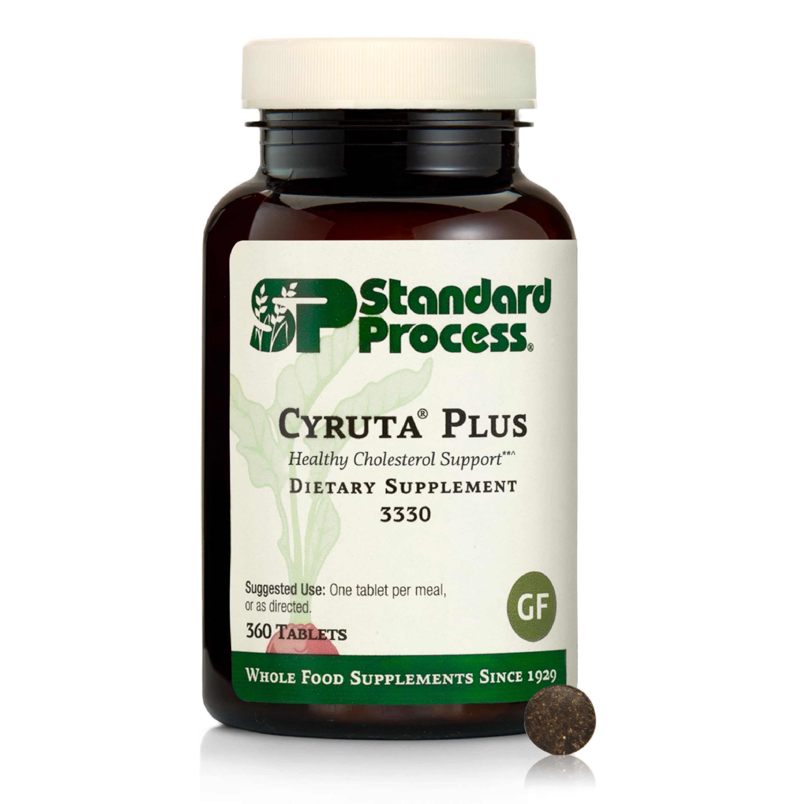 Standard Process Cyruta Plus bottle showing capillary support for circulation health.