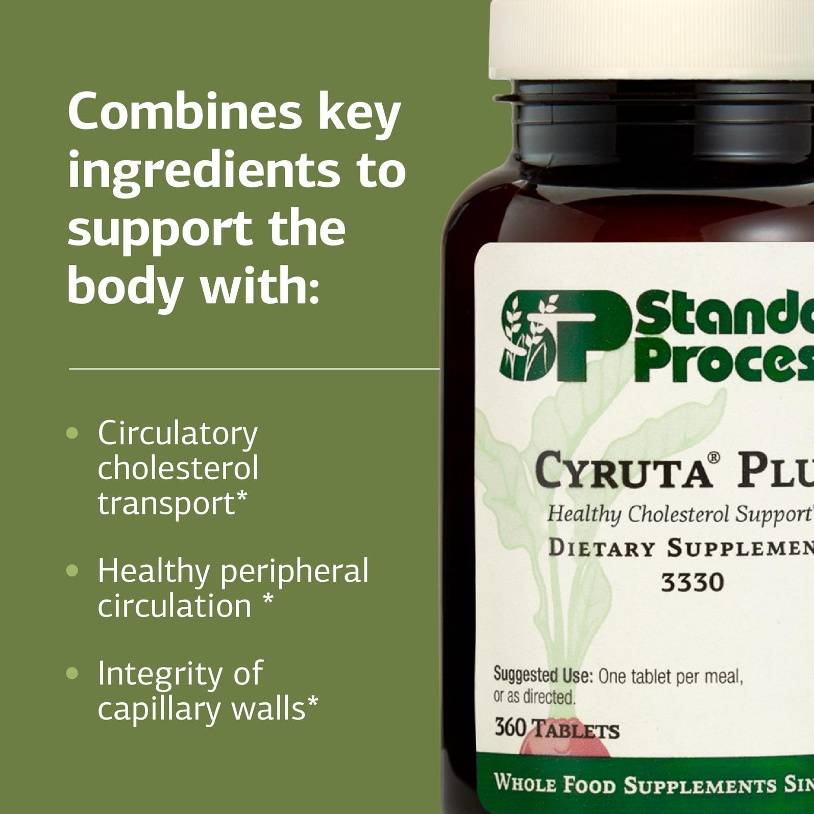 Standard Process Cyruta Plus gluten-free label indicating dietary flexibility.