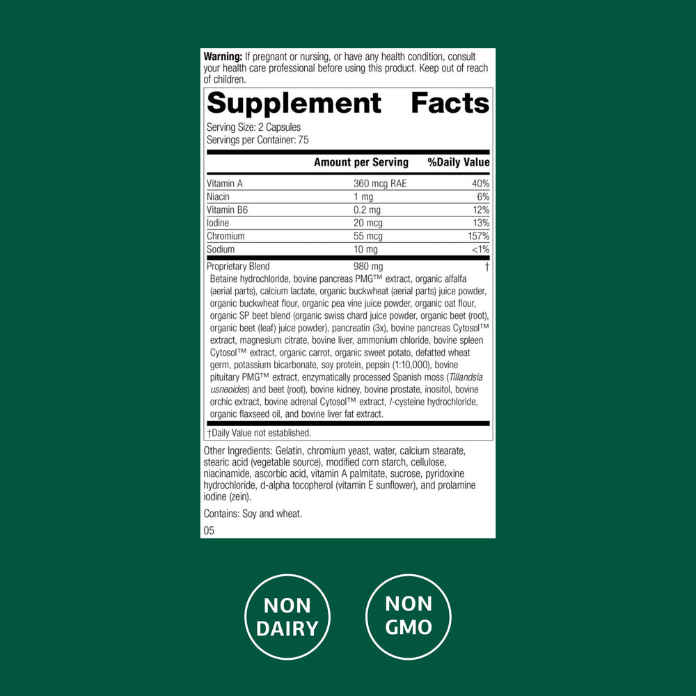 Diaplex capsules outlined on white background for easy daily intake