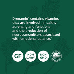 Standard Process Drenamin bottle pour for easy daily dosing.