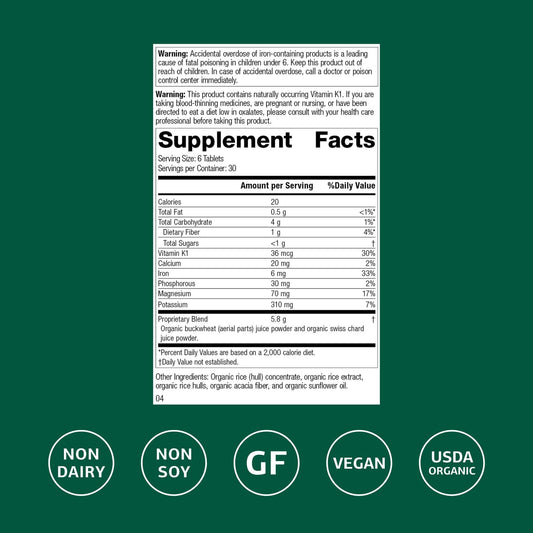 Standard Process E-Z Mg bottle back with vegan, gluten-free labeling.