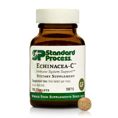 Standard Process Echinacea-C bottle for daily immune support.