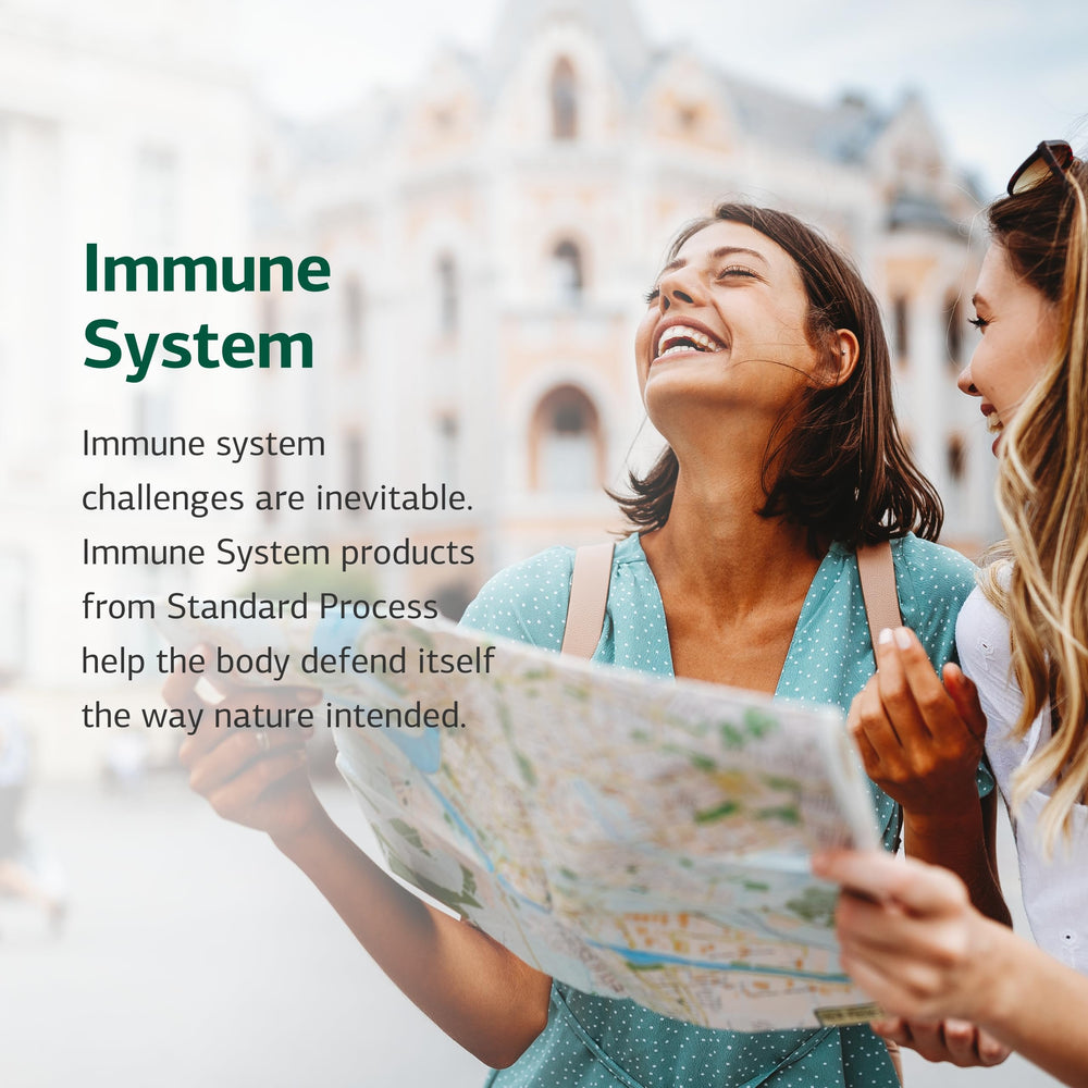 Packaging of Standard Process Echinacea-C reflects whole-food based immune support.
