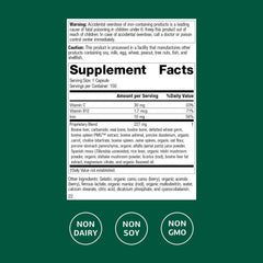 Ferrofood capsules close-up showing iron and B12 for healthy hemoglobin support.