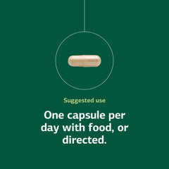 Serving suggestion with a glass of water beside Ferrofood for easy daily intake.