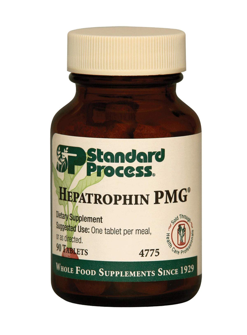 Standard Process Hepatrophin PMG 90 tablets bottle supporting liver function and cellular health