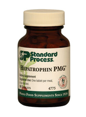 Standard Process Hepatrophin PMG 90 tablets bottle supporting liver function and cellular health