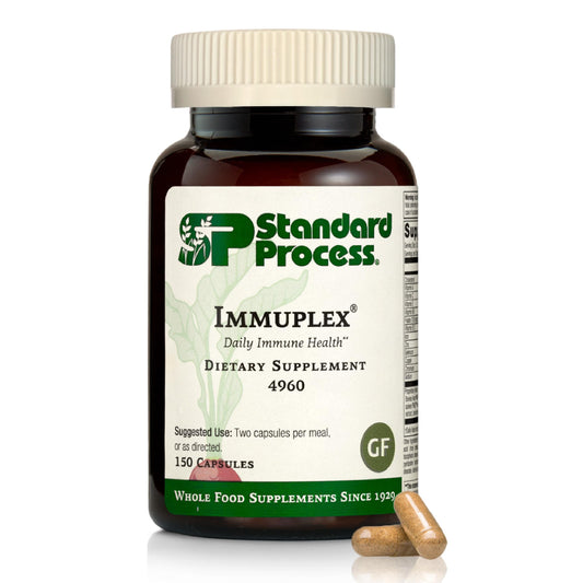 Standard Process Immuplex bottle front for daily immune support