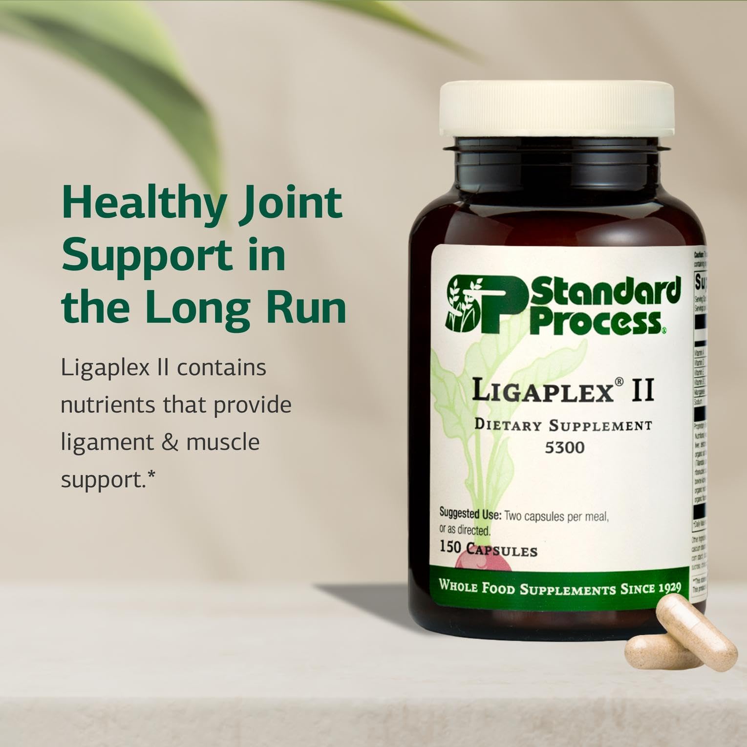 Ligaplex II bottle on a shelf for daily skeletal wellness