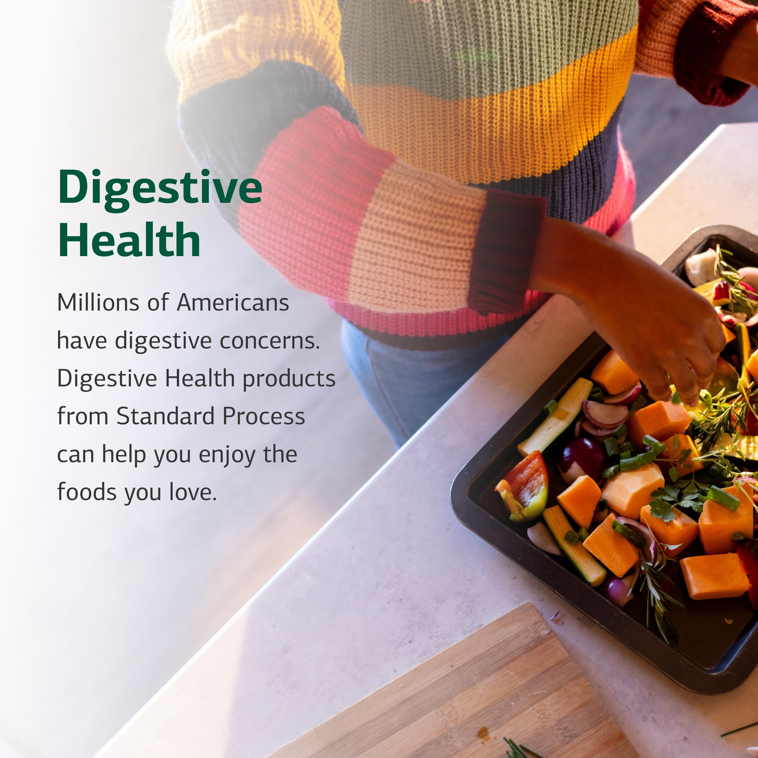 Standard Process Multizyme non-dairy label highlights allergy-friendly option.