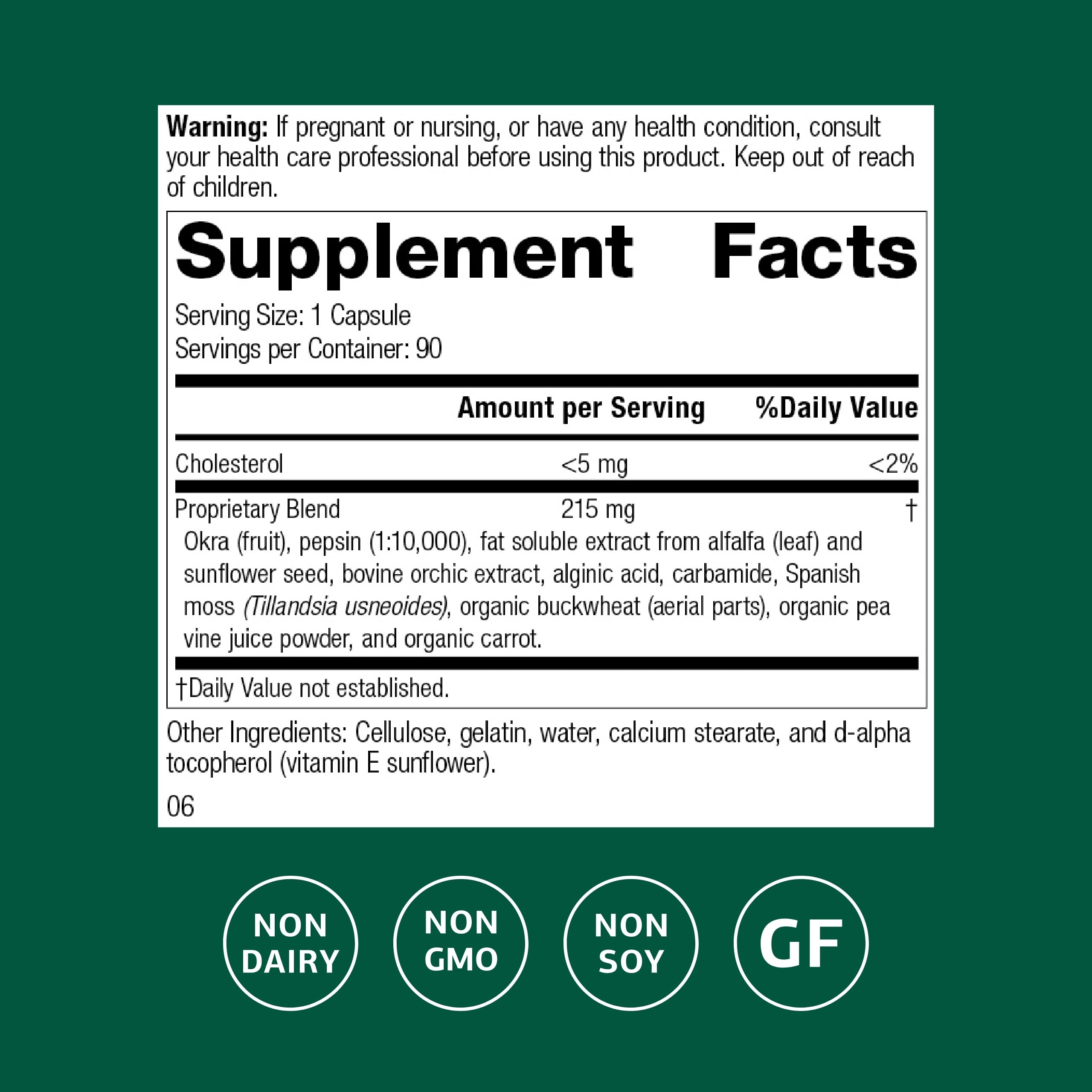 Standard Process Okra Pepsin E3 pour showcases easy daily use for gut wellness