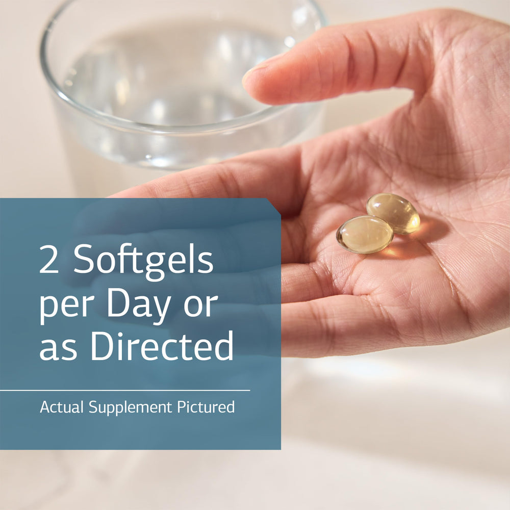 Standard Process Olprima EPA softgels packaging showing label and dosage details.