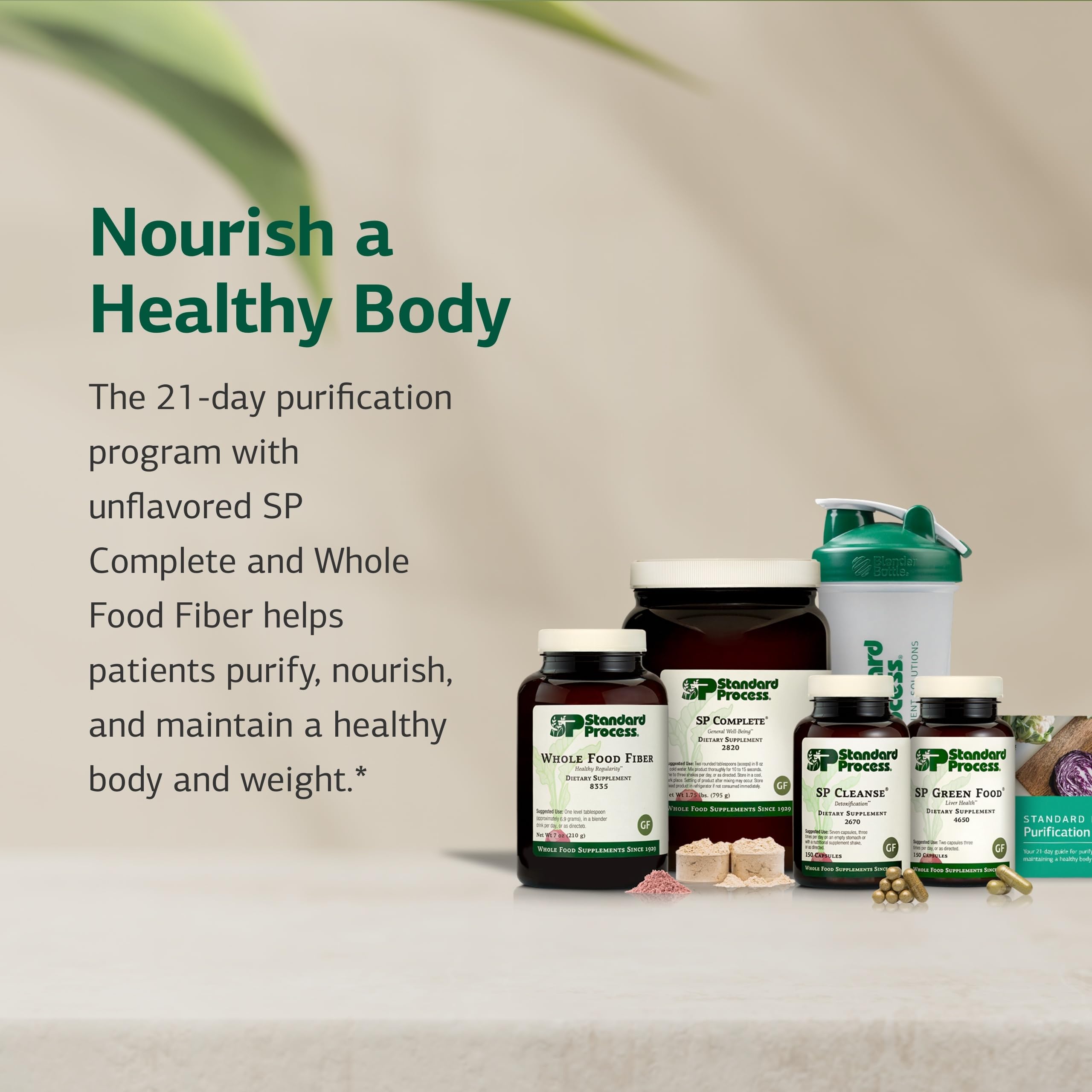 Standard Process SP Green Food pack adds broad micronutrient coverage.