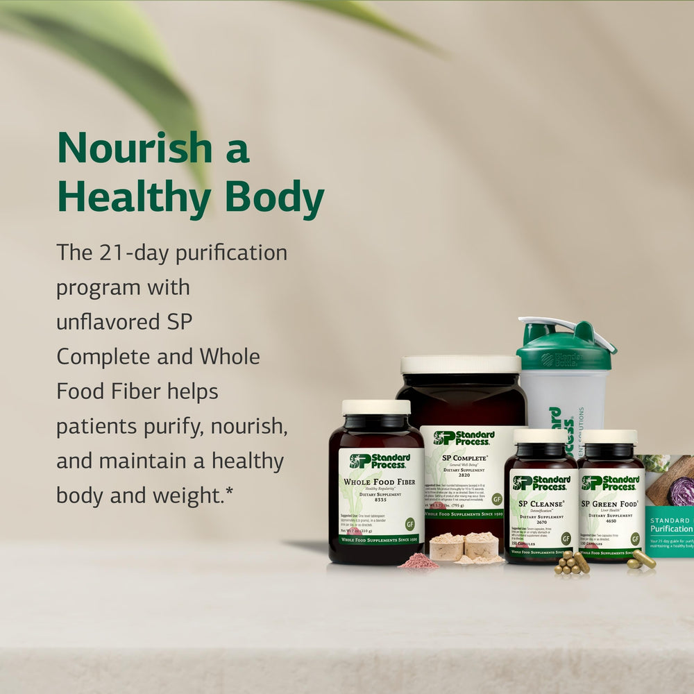 Standard Process SP Green Food pack adds broad micronutrient coverage.